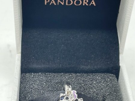 Disney Parks Pandora Charm Stitch Magic Kingdom Cinderella Castle Dangle 2021 on Sale