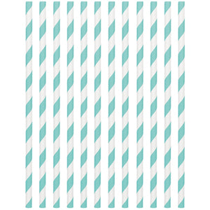 Robins Blue Egg Paper Straws 24pcs Cheap