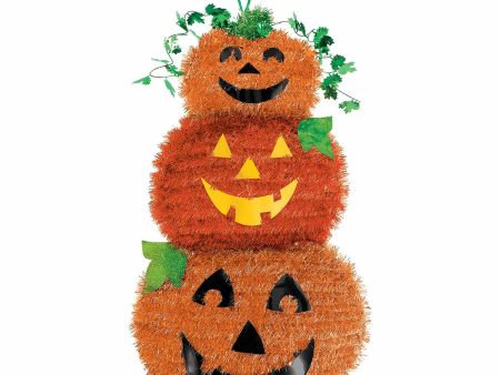 Halloween Deluxe Jack-O-Lantern Tinsel Stack Discount