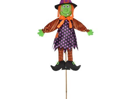 Witch Medium Yard Stake 46in Online Hot Sale