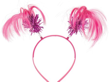 Head Bopper Ponytail Pink Supply