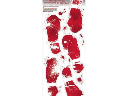 Foot Prints Vinyl Floor Decor For Discount