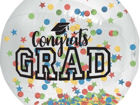 Grad Large Inflatable Autograph Confetti Ball Multi Fashion