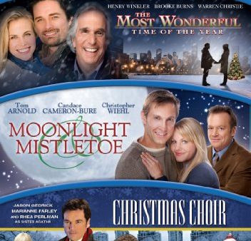 HOLIDAY TRIPLE FEATURE (THE MOST WONDERFUL TIME OF THE YEAR  MOONLIGHT & MISTLETOE  THE CHRISTMAS CHOIR) Discount