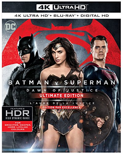 BATMAN V SUPERMAN: DAWN OF JUSTICE (4K ULTRA HD + BLU-RAY + DIGITAL HD) (2 DISC) (BILINGUAL) ULTIMATE EDITION (EXTENDED CUT) Cheap